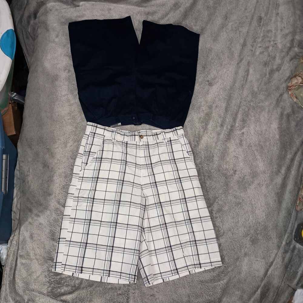 Covington Men's Golf Cargo Shorts Lot of 2 Size 30 Preppy Summer Sportswear